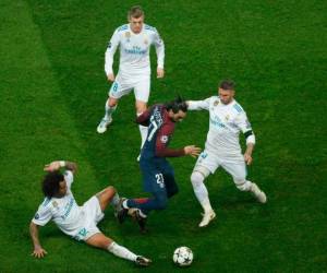El PSG perdió 2-1 ante el Real Madrid. Foto: AFP