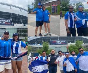 La selección de Honduras se midió este domingo ante Costa Rica y los catrachos apasionados por el fútbol acudieron al Empower Field de Denver para alentar el duelo.