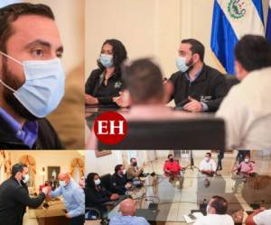 La petición de siete alcaldes hondureños al gobierno salvadoreño para que les donara vacunas anticovid tuvo respuesta este martes y el país vecino anunció la entrega de 34,000 dosis esta semana. Fotos: Twitter@SecPrensaSV