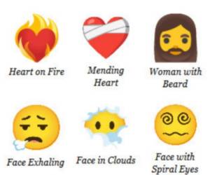 Estos son algunos de los emojis que estarán disponibles en 2021.