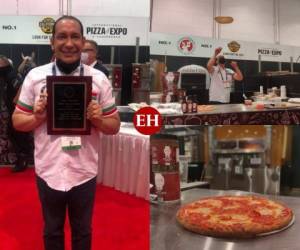 Ludovico Sierra ganó el primer lugar con su especialidad de pizza margarita. Foto: Facebook Ludovico Hernandez Sierra