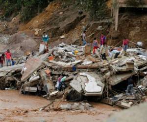 Casi todo es escombros en la capital del Putumayo. Foto AP