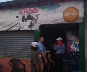 El cuerpo quedó dentro de su bodega en la ciudad de Choluteca. Foto: EL HERALDO