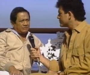 Nasralla entrevistó al reconocido cantante y compositor en 1984 y en 1993. Foto: Cortesía Salvador Nasralla