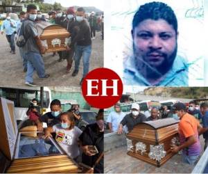 El crimen contra un conductor de bus 'rapidito' consternó a Honduras el pasado martes. El hombre de 33 años fue asesinado por un joven de 18 años y una menor de 13. Esta mañana, familiares, amigos y compañeros de trabajo lo despidieron en medio de lágrimas de dolor e impotencia. Fotos: Alex Pérez/ EL HERALDO