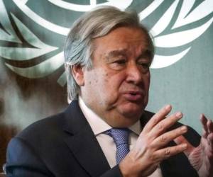 Antonio Guterres, secretario general de la ONU. Foto: AP