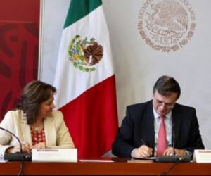 El canciller Marcelo Ebrard hizo oficial la disposición. Foto: cortesía Twitter Relaciones Exteriores de México