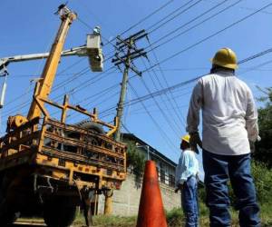 Varias zonas de los departamentos de Atlántida, Yoro, Copán y Santa Bárbara no tedrán energía eléctrica. Foto: EL HERALDO