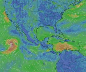 La tormenta tropical Élida se desplaza en el Pacífico Oriental y continuará alejándose del continente, según el monitoreo de Cenaos y Copeco.