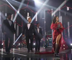 Así lució la hondureña en su presentación. Foto: La Academia