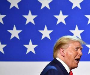 Donald Trump, presidente de Estados Unidos. Foto AFP