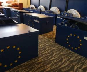 Este es el material que la Unión Europea está preparando para enviar a los 18 departamentos del país. Foto cortesía.