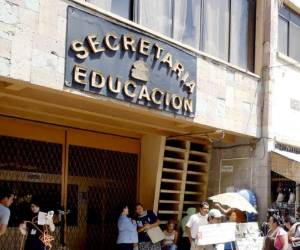 Oficinas de la Secretaría de Educación de Honduras.
