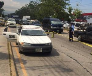 Según información preliminar en manos de la Policía, un pasajero que transportaba la víctima a la hora del tiroteo er complice de los asesinos (El Heraldo Honduras/Sucesos de Honduras).