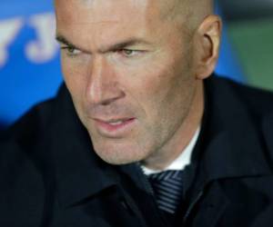 Zidane se mostró molesto en la rueda de prensa por el papel del Real Madrid. Foto AP