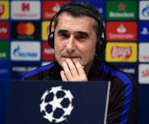 'Messi necesita descansar', dijo Valverde en una rueda de prensa en San Siro. Foto: AP.