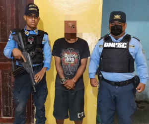 La aprehensión del joven de 21 años conocido con el alias de ‘El Olvido’ se llevó a cabo en la colonia 19 de abril, en Trujillo.