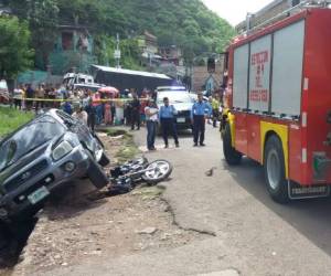 El accidente se registró cerca del puente El Chile.