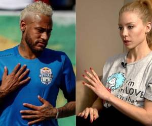 Neymar y Najila Trindade han sido tendencia en los últimos meses en Brasil. (AFP)