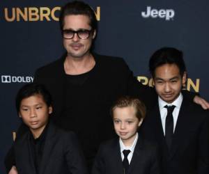 Brad Pitt ha peleado con Angelina Jolie la custodia compartida de sus seis hijos. Foto: AP