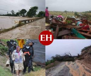 El huracán Iota, ya degradado a categoría 1, está a pocas horas de ingresar a Honduras y las lluvias que se han registrado ya comenzaron a provocar los primeros estragos en varias zonas del territorio. Un recuento de imágenes.