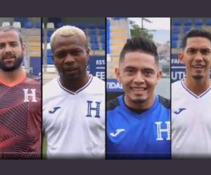 'Unidos somos más fuertes', es parte del mensaje que dio a conocer Honduras en un video que aparece Kevin Álvarez, Diego Rodríguez, Allans Vargas y Edrick Menjívar