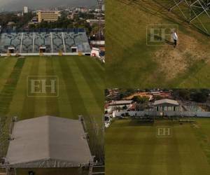 EL HERALDO se trasladó hasta el estadio Francisco Morazán de San Pedro Sula para presenciar el grave estado de la grama tras concierto de Eddie Herrera en SPS.