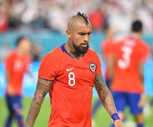 Vidal, de 31 años, es conocido por sus incidentes extradeportivos, entre ellos un accidente de coche cuando conducía en estado de ebriedad en medio de la Copa América 2015. (AFP)