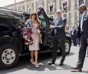 Melania Trump, esposa del Presidente de Estados Unidos. Fotos AFP