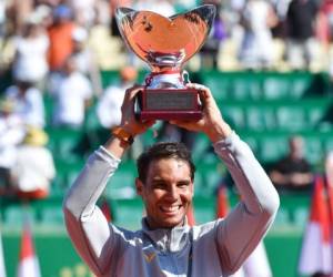 El número 1 mundial Rafael Nadal ganó su 11 avo torneo de Montecarlo. Foto:AFP