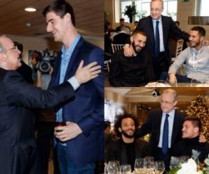 Con la presencia del mismísimo Florentino Pérez, los jugadores, cuerpo técnico y directivos del Real Madrid celebraron la tradicional cena navideña en el palco de honor del Santiago Bernabéu. ¡Mira cómo se la pasaron! (Fotos: Real Madrid)