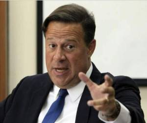 Juan Carlos Varela, presidente de Panamá. Foto AFP