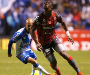 El hondureño no logró acertar ningún gol en el duelo. Foto Cortesía Liga MX