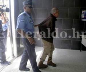 El empresario Benjamín Bográn fue trasladado por las autoridades hasta la Penitenciaría Nacional.