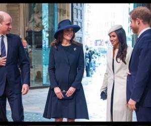 Las parejas (Kate Middleton y William) (Meghan Markle y Harry) parecen tener una muy buena relación. Foto: Instagram