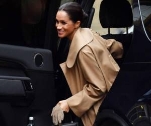 Meghan está en sus últimas semanas de embarazo. Foto: AFP