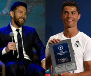 Lionel Messi y Cristiano Ronaldo, dos de los mejores jugadores del mundo. (Foto: Agencia/AP)