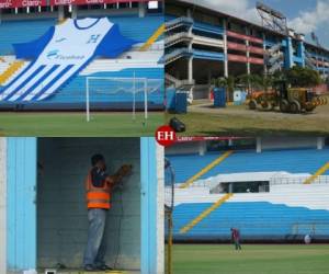 El estadio Olímpico de San Pedro Sula volverá a vivir un partido de la Selección de Honduras con público. Conoce el mantenimiento que le realizan previo al duelo ante Estados Unidos.