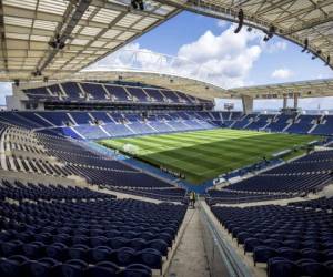 El Estádio do Dragão en Oporto estará a un tercio de su capacidad para el duelo del sábado. Foto:AP