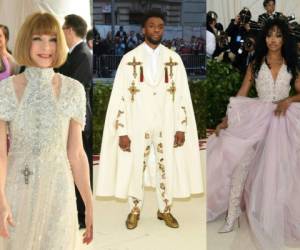 Así llegaron algunos famosos a la Met Gala 2108 en Nueva York. Foto: Agencia AFP