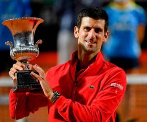 'Ha sido una buena semana, pese a que no he jugado mi mejor tenis. Pero estoy satisfecho', dijo el serbio, que ahora aspirará a ganar su segundo Roland-Garros. Foto: AFP