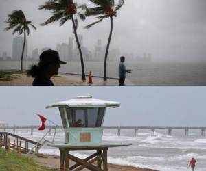 La tormenta tropical Gordon azota el sur de Florida con fuertes vientos y lluvias, obligando a los bañistas a irse a tierra más seca en el fin de semana largo por el feriado del Día del Trabajo. Foto: Agencias