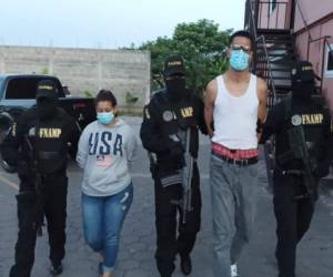 Luisa Lili Ávila Cárcamo (30), conocida como 'La Gorda' y Luis Gerrado López Flores, alias 'Flaco' son las personas detenidas por la FNAMP.