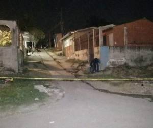 La Colonia Cerro Verde permaneció durante varias custodiada por la Policía Nacional. Foto Cortesía