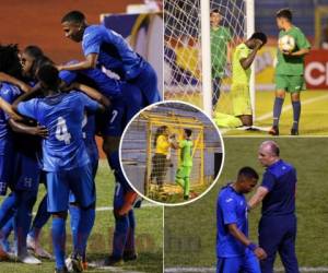 La Selección de Honduras Sub-23 venció 3-0 a Nicaragua este domingo en el partido de vuelta por las eliminatorias rumbo a los Juegos Olímpicos Tokio 2020. La H obtuvo así su boleto al Preolímpico. (Fotos: EL HERALDO)