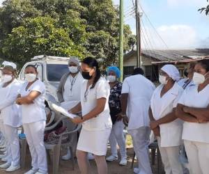 Las enfermeras aseguran que continuarán con el paro de labores y asambleas informativas si no obtienen respuestas a sus demandas. Foto: Cortesía