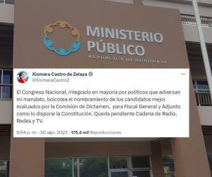Ante la falta de consensos entre los congresistas, Xiomara Castro acusó a los diputados opositores de obstaculizar la elección del fiscal general y fiscal adjunto.