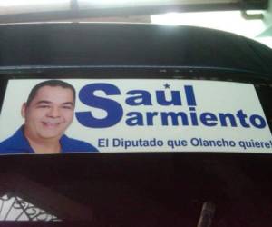 Saúl Sarmiento fue candidato a diputado por el departamento de Olancho.