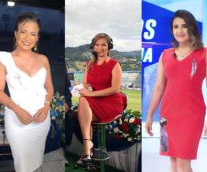 Las hermosas presentadoras hondureñas engalanaron las pantallas de la televisión nacional durante los desfiles patrios con elegantes atuendos alusivos a la patria. Fotos: Instagram.