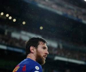 La foto del 1 de marzo de 2020 muestra al argentino Lionel Messi, del Barcelona, antes de un encuentro ante el Real Madrid.